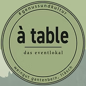 à table im Weingut Gantenbein